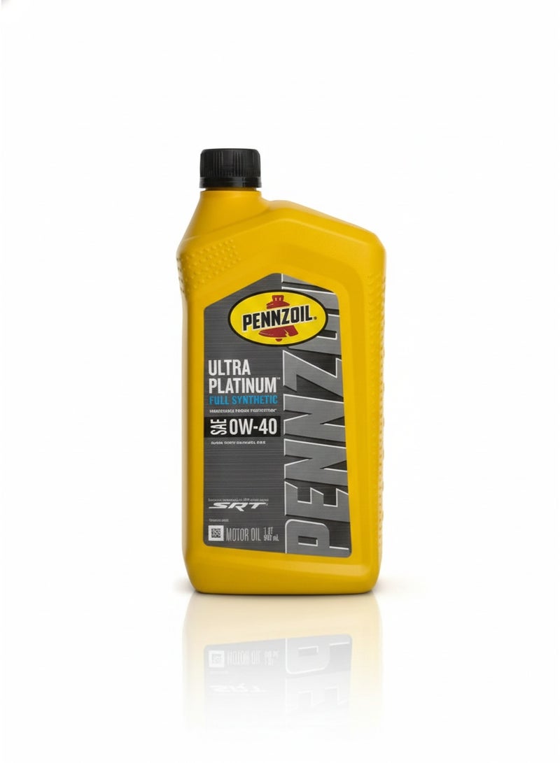 Pennzoil Ultra Platinum Full Synthetic 0W-40 Motor Oil